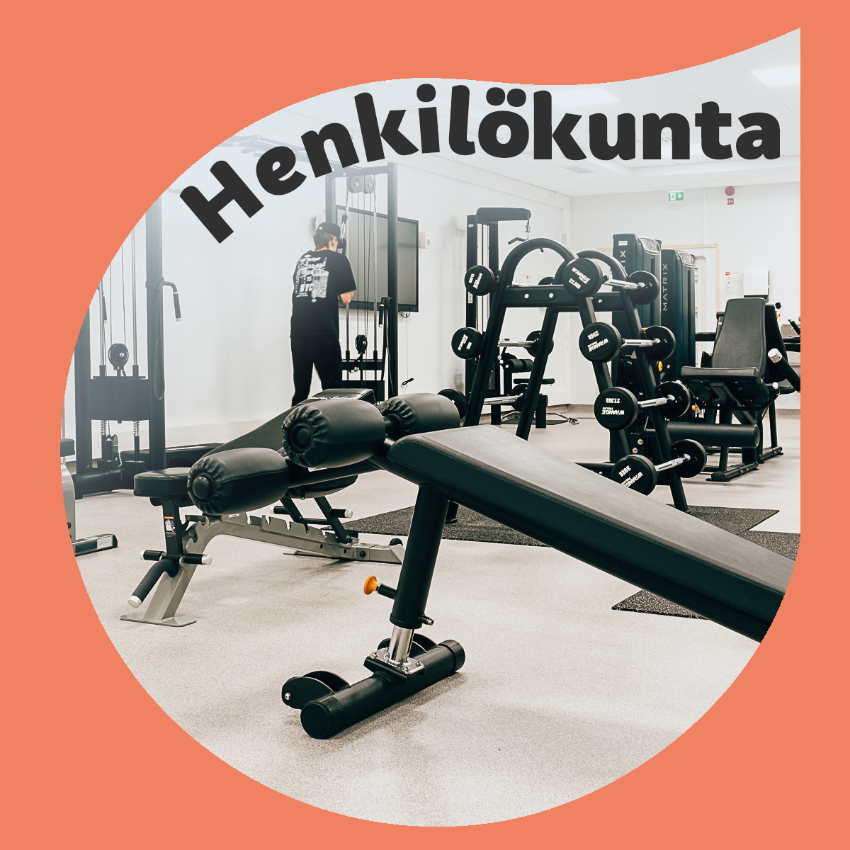 Kuntosalit, henkilökunta